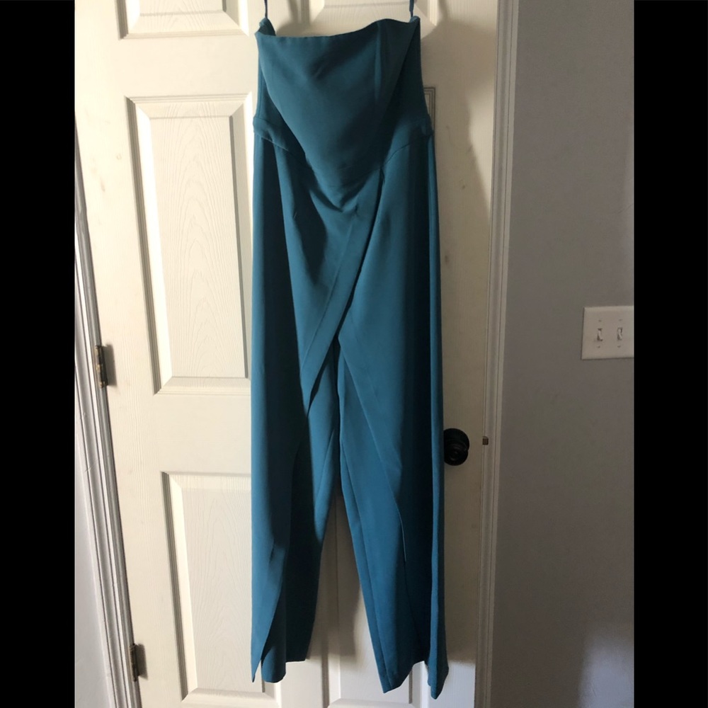 NWT WHBM Strapless Split-leg Jumpsuit
